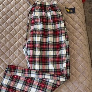 Polo by Ralph Lauren Men's Multicolor Plaid Pajama Pants, Size Large, NWT